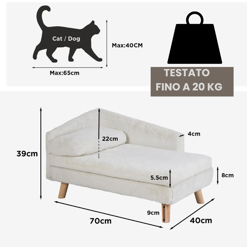 SofaBed Pet - Design e comfort per il tuo animale - Amorequattrozampe - Amorequattrozampe