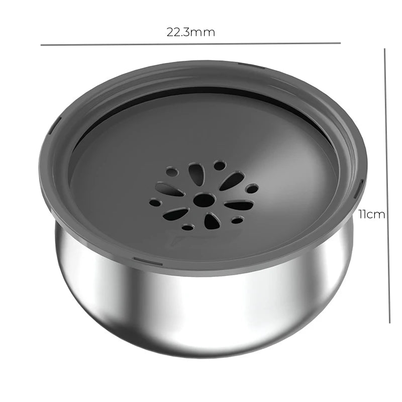 Ciotola SplashGuard in Acciaio Inossidabile - Amorequattrozampe