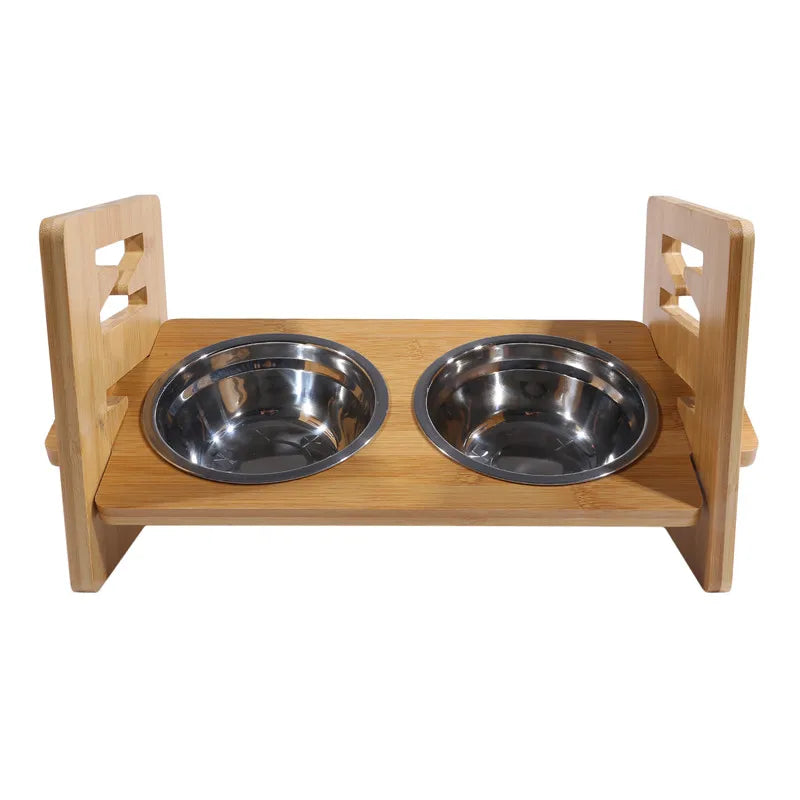 BamBoosty Adjustable Pet Dining - Amorequattrozampe